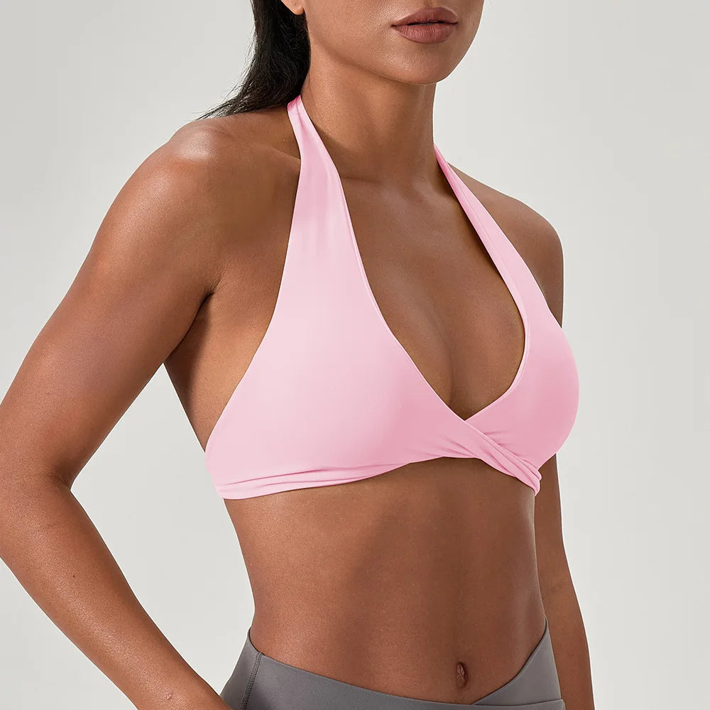Aurelia Sun Barely There Strappy Sports Bra – Black – image 11