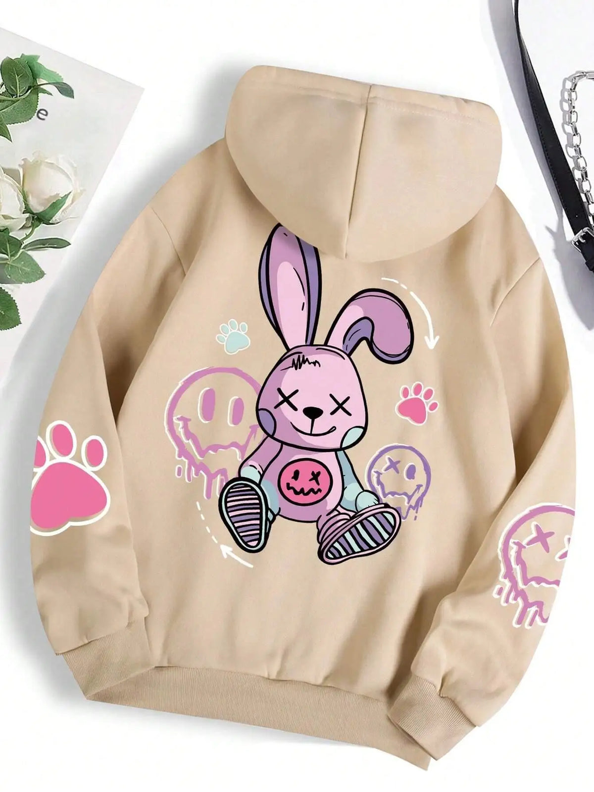 Graphic Fleece Pullover Hoodie