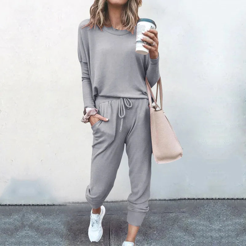 Cozy Pullover & Straight-Leg Pants Set