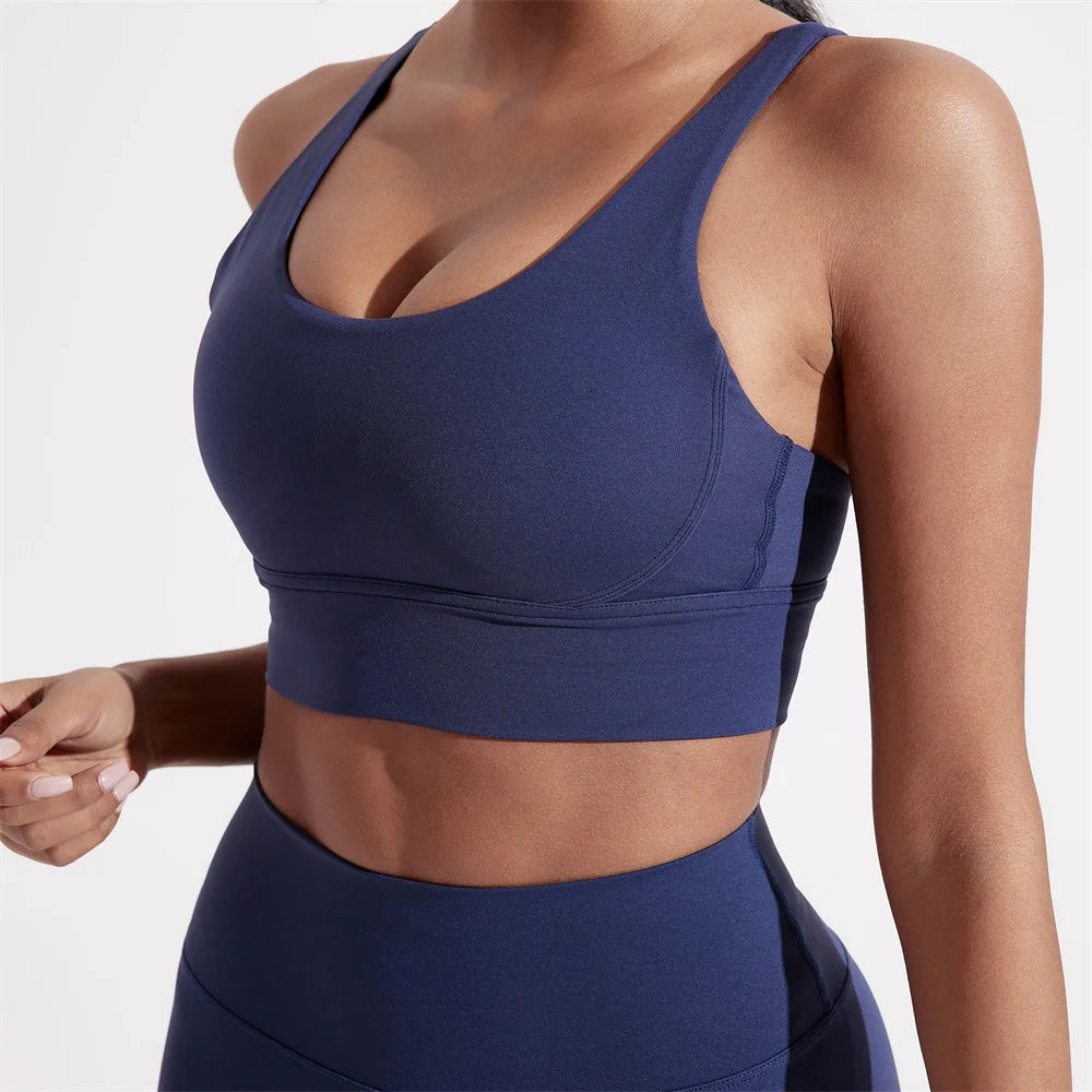 Aurelia Sun Crossback Training Sports Bra – Mint Green – image 2