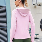 TRVLWEGO Quick Dry Long Sleeve Hoody for Men Women Summer Sun UV Protection Hooded Jacket Thin Beach Sweatshirt Travel Cloth