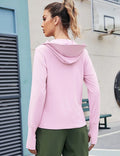 TRVLWEGO Quick Dry Long Sleeve Hoody for Men Women Summer Sun UV Protection Hooded Jacket Thin Beach Sweatshirt Travel Cloth
