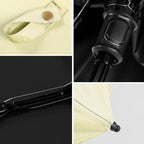 Ultra-light UPF50+ Umbrella Carbon Fiber Sun UV Protection Portable Umbrella Vinyl Folding Rain Parasol Pocket Pencil Umbrella