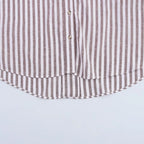 Striped Long-Sleeve Oversized Blouse