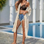 Lace Mesh Beach Poncho
