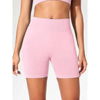 High-Rise Stretch Yoga Shorts