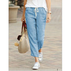 Drawstring Relaxed Everyday Pants