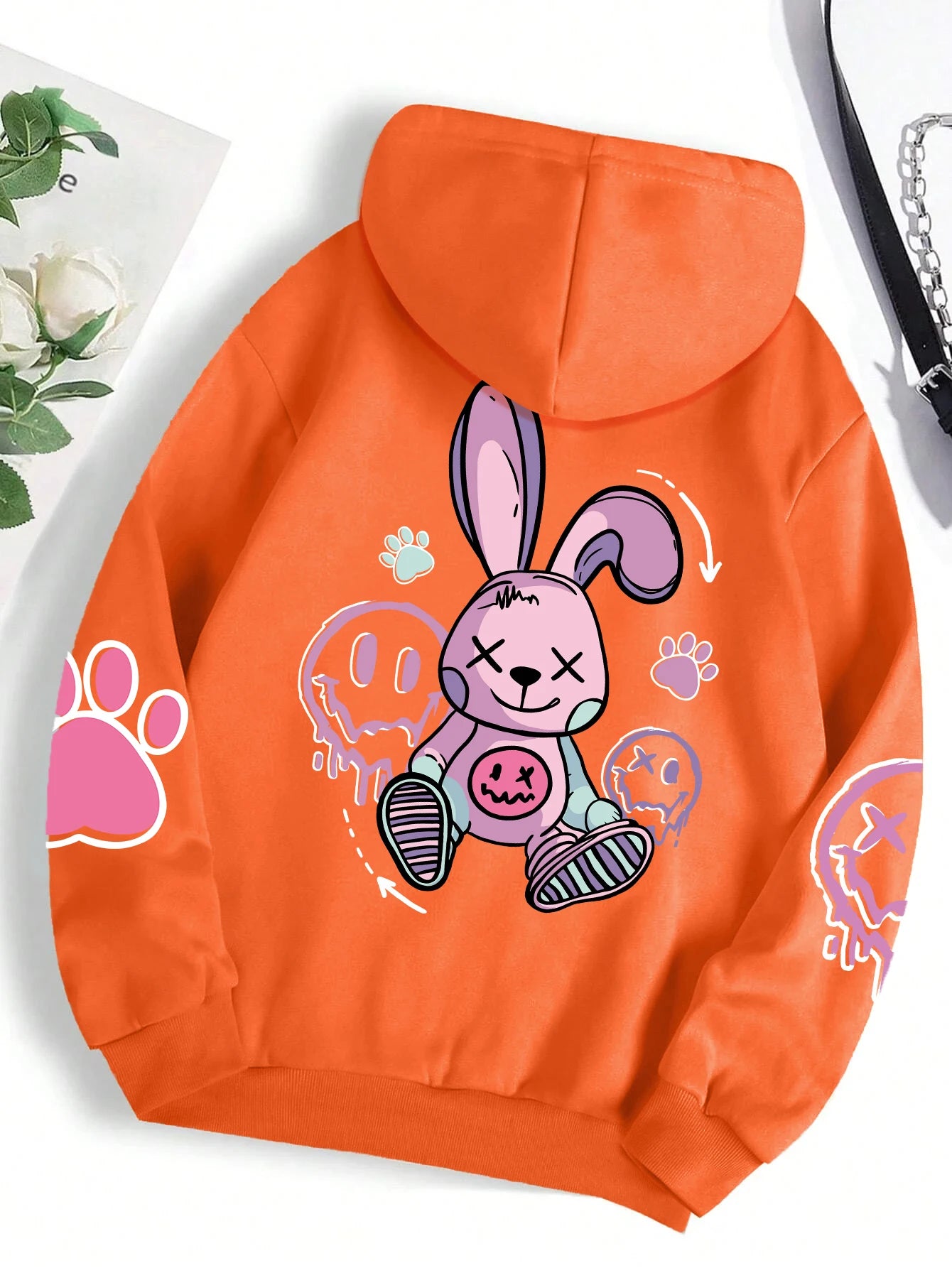 Graphic Fleece Pullover Hoodie