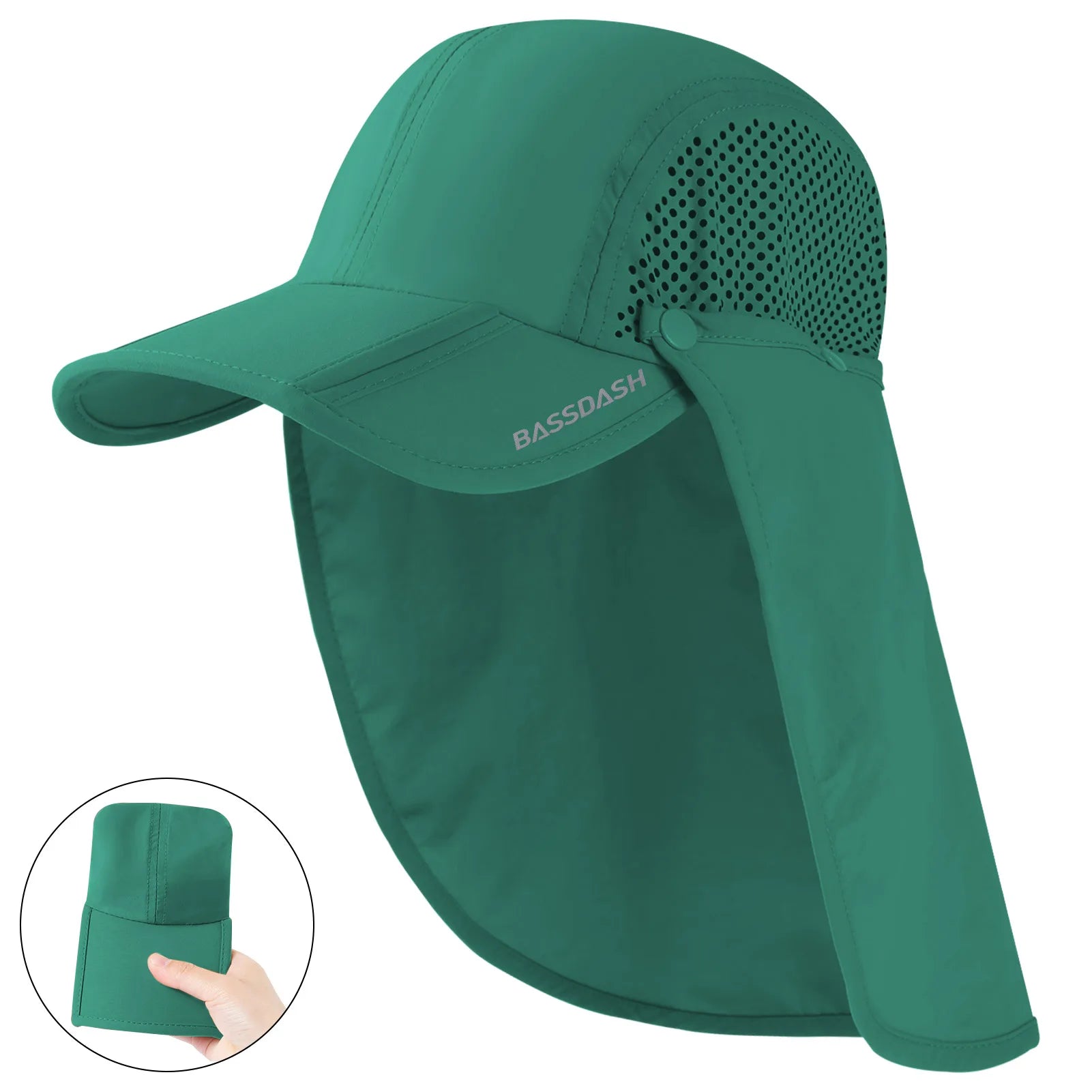 Explorer Sun Cap with Neck Flap UPF 50+