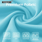 KEFITEVD Quick Dry Women's UPF 50+ Long Sleeve T-Shirts Skin Sun/UV Protection Breathable Lightweight Swim Outdoor Hiking Shirts