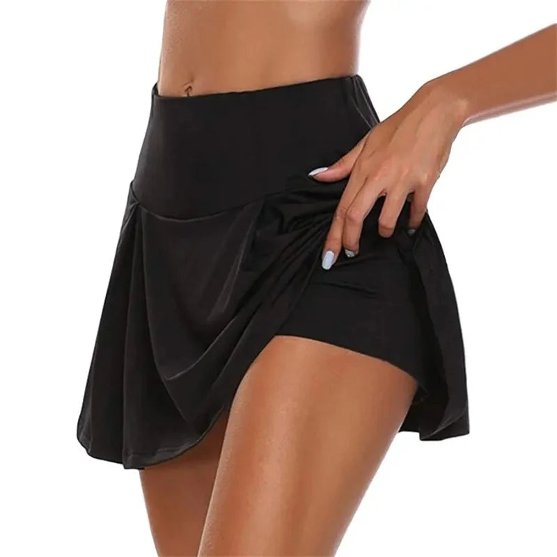 Lined Quick-Dry Tennis Skirt