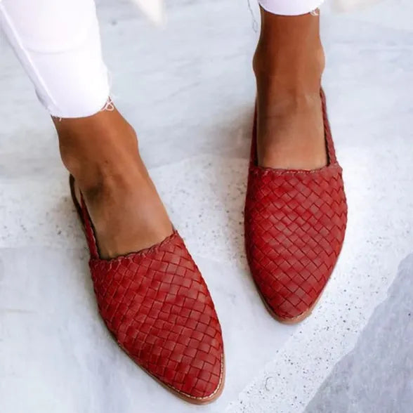 Braided Slingback Ballet Flats