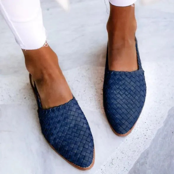 Braided Slingback Ballet Flats