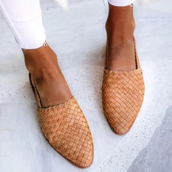 Braided Slingback Ballet Flats