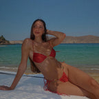 Crystal Bandeau Bikini & Cover-Up Set