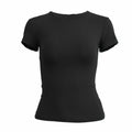 Contour Knit Short-Sleeve Tee