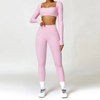 Aurelia Sun Long Sleeve Summer Training Set – Wine Red – Set 4 – image 2