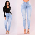 Denim High-Waist Skinny Jeans