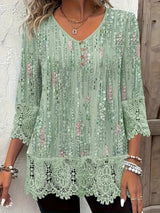 Plus-Size Relaxed Long-Sleeve T-Shirt