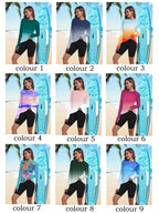 Women's UPF 50+ Sun Shirts Long Sleeve UV Protection Rash Guard Lightweight Quick Dry SPF Hiking Tops Outdoor