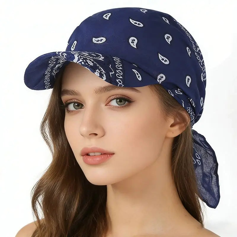 Paisley Ponytail Baseball Cap