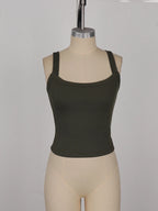 Cross-Strap Low-Neck Camisole
