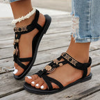 Floral Bohemian Flat Sandals