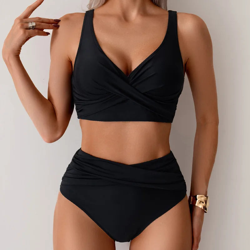 High-Waist Bikini Set
