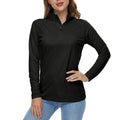 TACVASEN UPF50+ Sneldrogende prestatie-T-shirts met lange mouwen Dameszonbescherming Hardlopen Wandelen Vissen T-shirts Tops Outdoor
