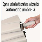 12 Bone Black Glue Fully Automatic Umbrella With Thick And Durable Keel Three Fold Umbrella UV Resistant Folding Umbrella