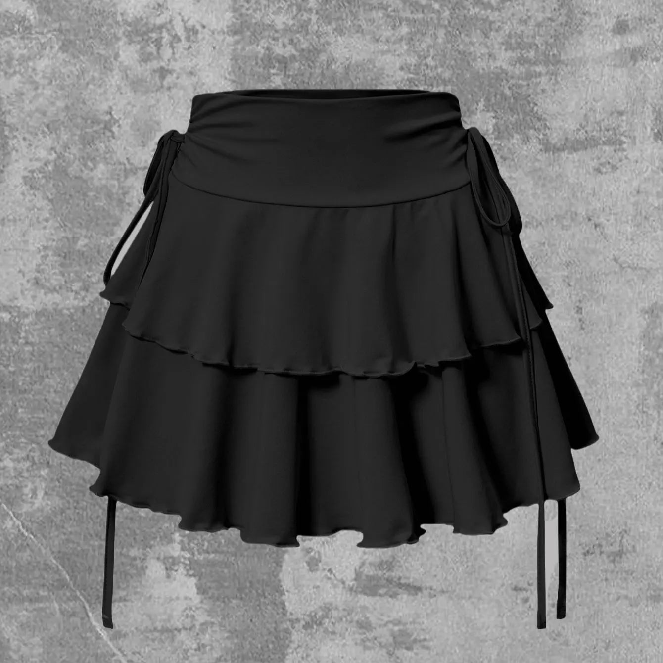 Everyday Elastic-Waist Mini Skirt