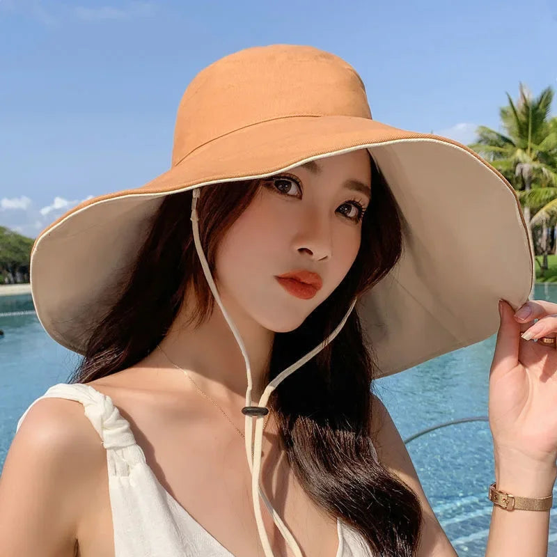 Reversible Wide Brim Sun Hat