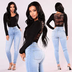 Denim High-Waist Skinny Jeans