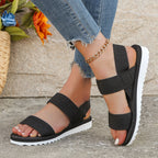 Lace-Up Flat Summer Sandals