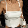 Lace-Up Backless Camisole
