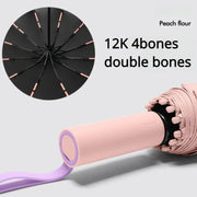 72 Bones Super Strong Windproof Automatic Folding Men Umbrella Reinforced Large Rainproof Sun Protection Umbrellas Women