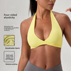 Aurelia Sun Barely There Strappy Sports Bra – White – image 1