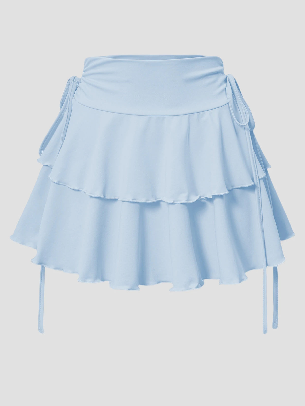 Everyday Elastic-Waist Mini Skirt