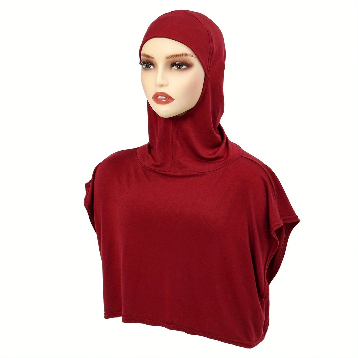 One-Piece Brimmed Headscarf