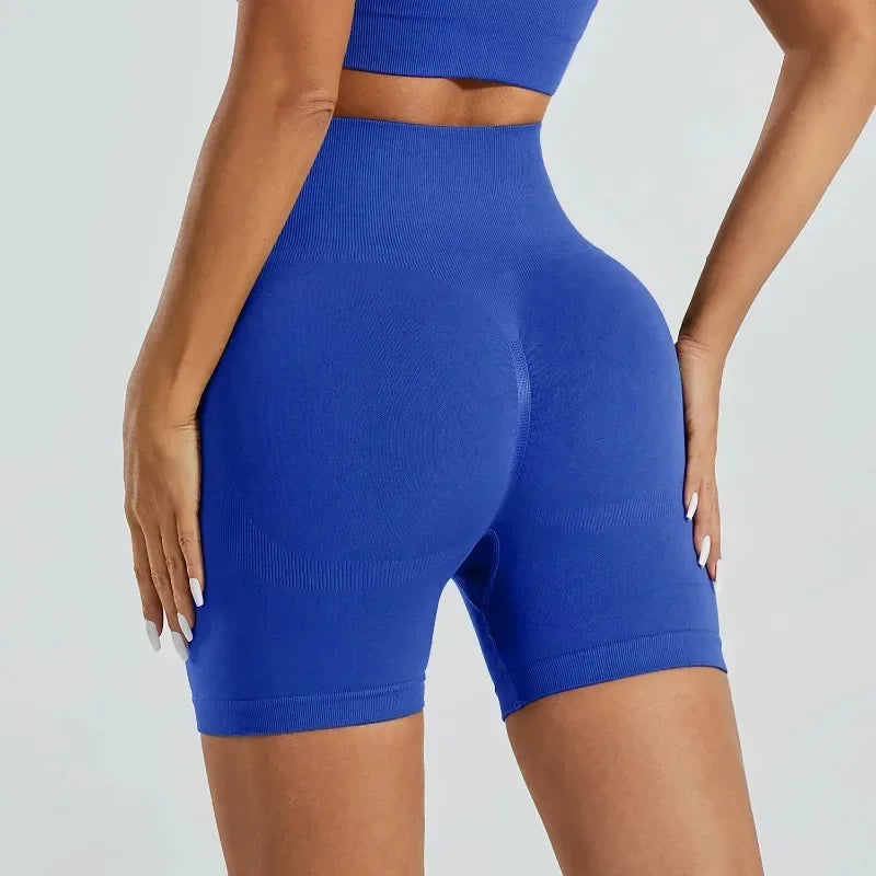 High-Rise Stretch Yoga Shorts