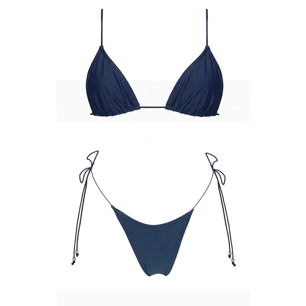 Mesh Dress Three-Piece Bikini Set