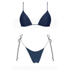 Mesh Dress Three-Piece Bikini Set