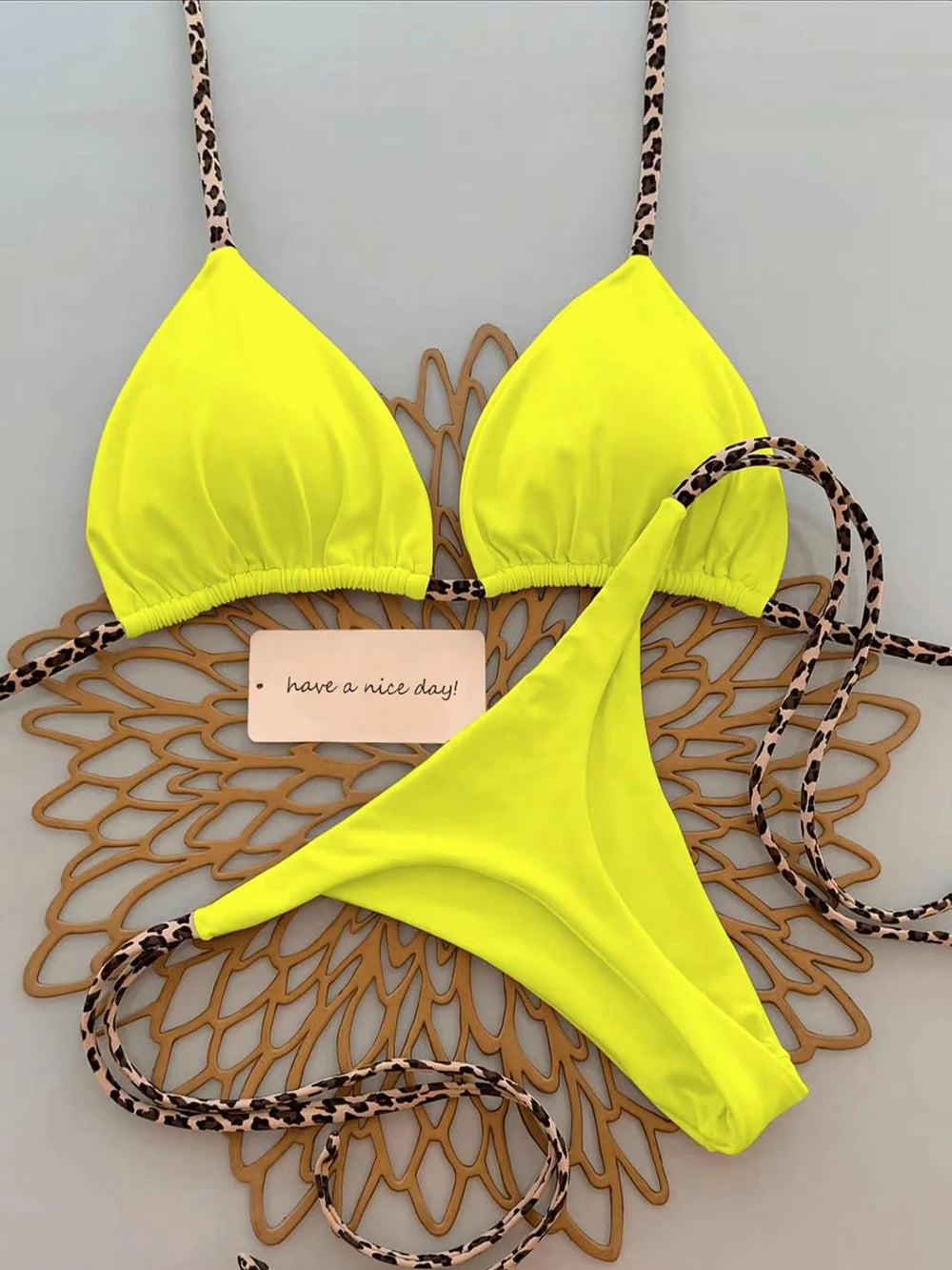 Aurelia Sun Triangle Tie-Side Bikini – Style D – image 14