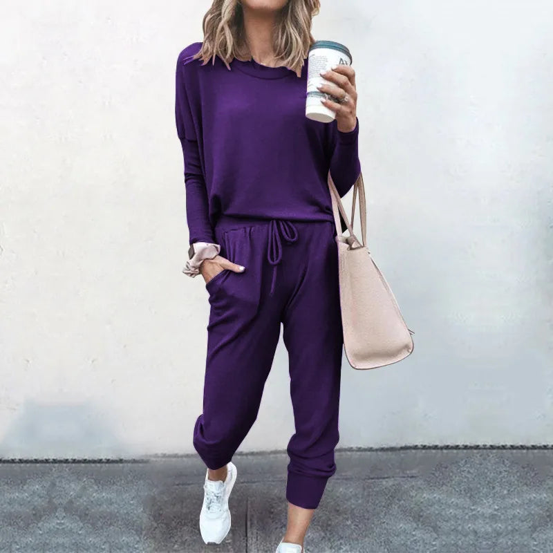 Cozy Pullover & Straight-Leg Pants Set