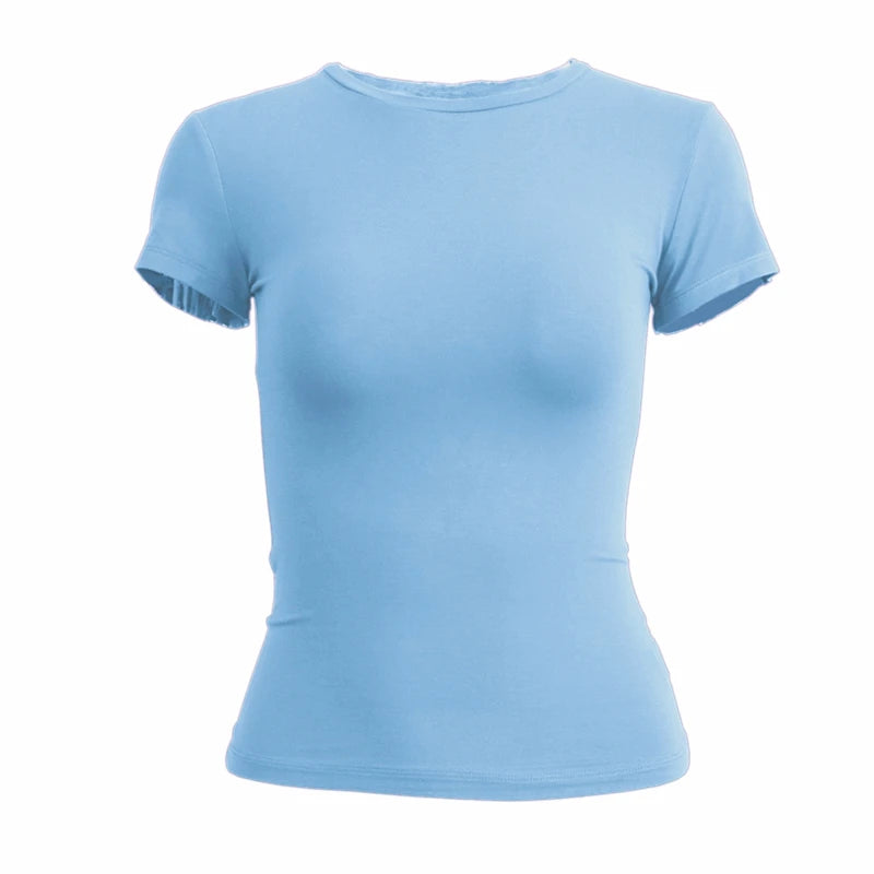 Slim-Fit Knitted Baby Tee