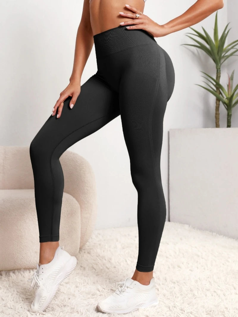 Aurelia Sun Seamless High-Waist Leggings – Black – image 8