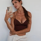Strappy Corset Crop Camisole