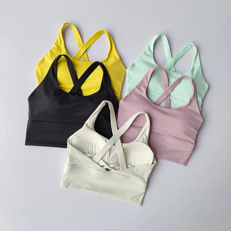 Aurelia Sun Racerback Performance Sports Bra – Black – image 1