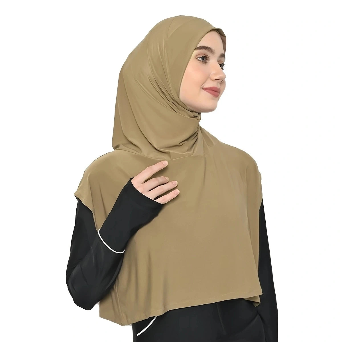 One-Piece Brimmed Headscarf