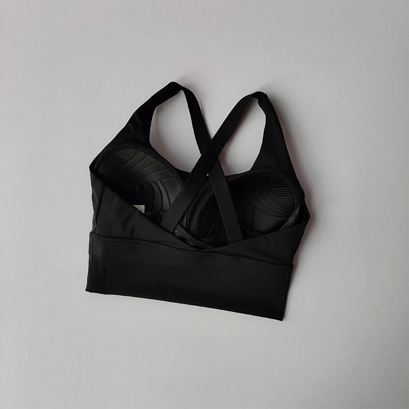 Aurelia Sun Racerback Performance Sports Bra – Yellow – image 7